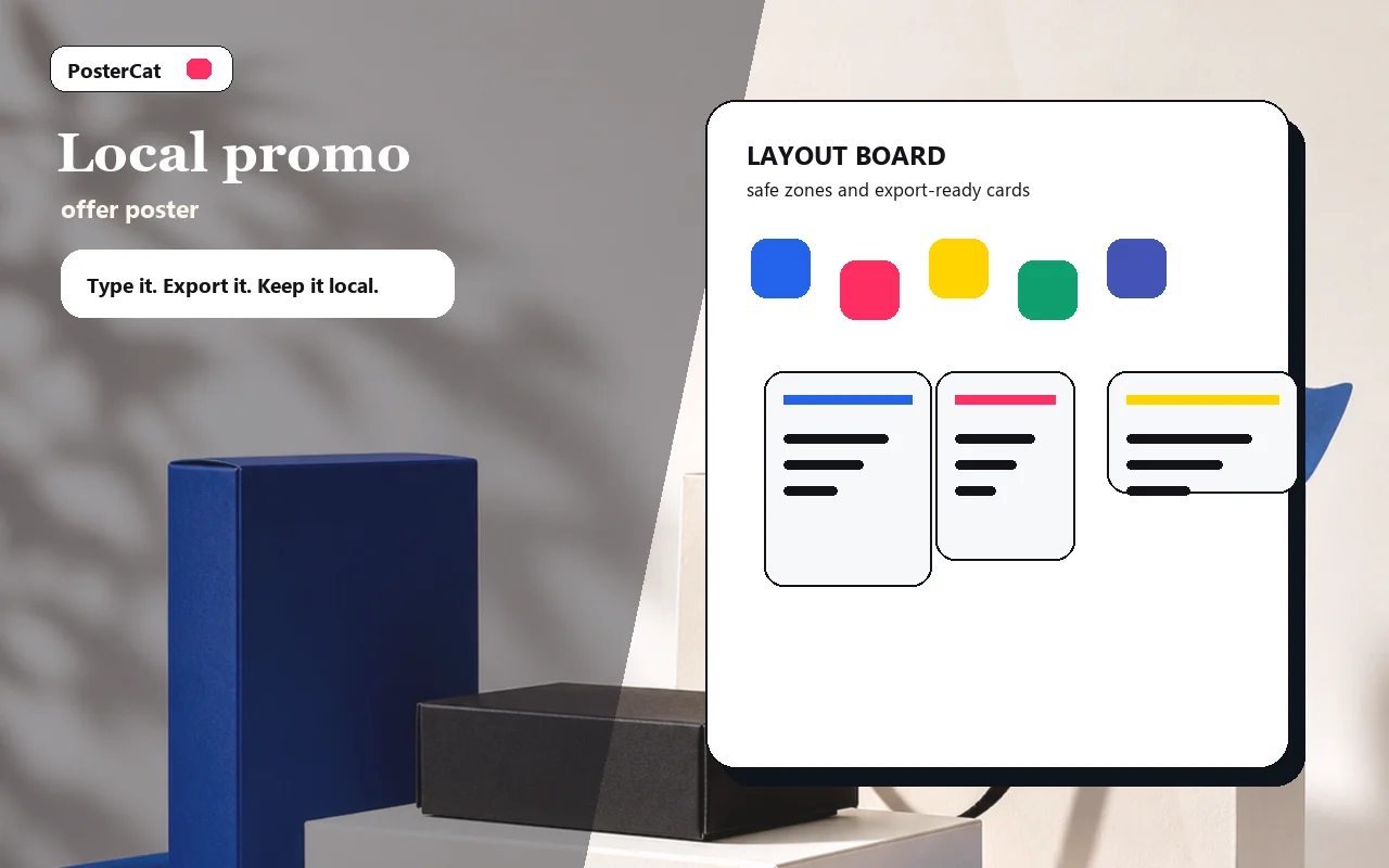 Moments promo poster maker preview