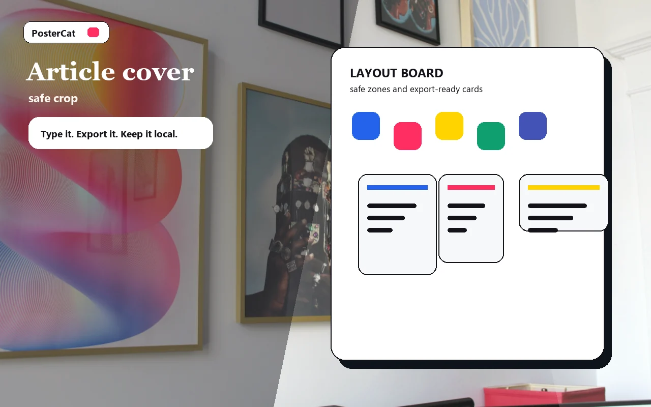 WeChat article cover maker preview